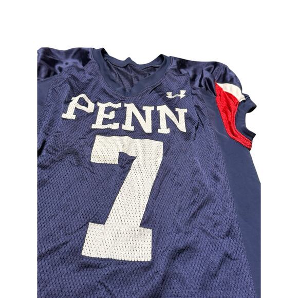University of Pennsylvania Football Jersey, # 1, M, Vintage 2009 (UA) UPenn - Picture 7 of 16